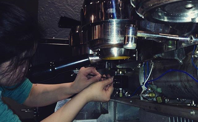 マシーンの修理