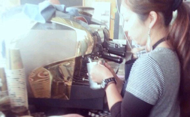 バリスタとして働く