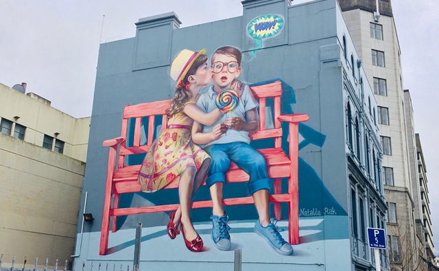 ダニーデンのストリートアート - Bond