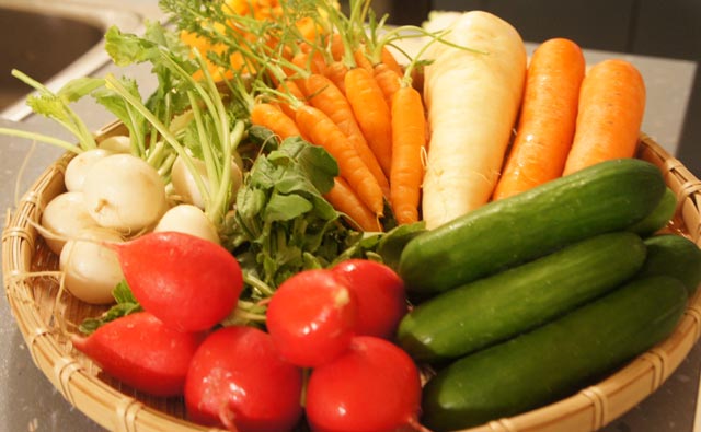 いろいろな食材がぬか床に