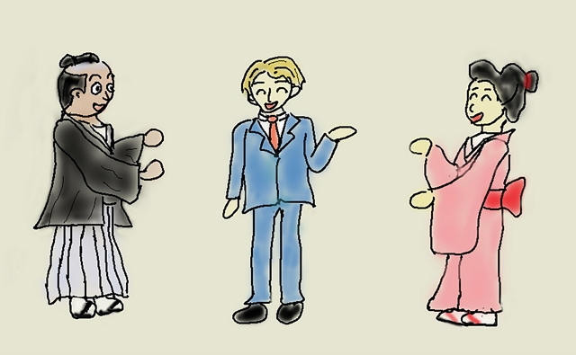 英語は着物姿でじゅうぶん