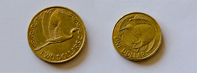 硬貨1&2ドル